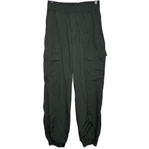 Old Navy nylon army green quick dry cargo jogger pants womens XS gorpcore hiking